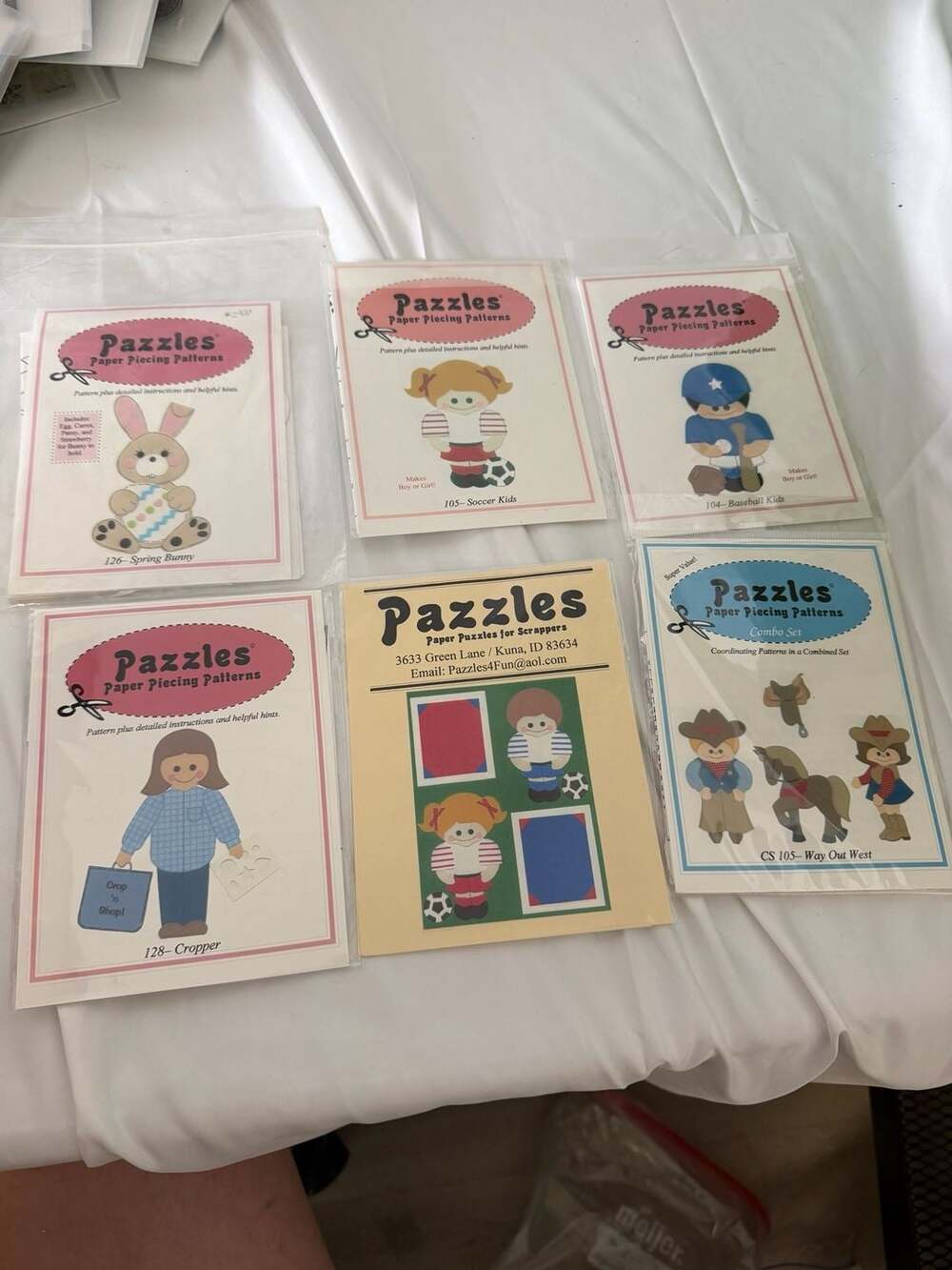 Pazzles Paper Piecing Patterns Lot of 6 Scrapbooking Die Cut Templates